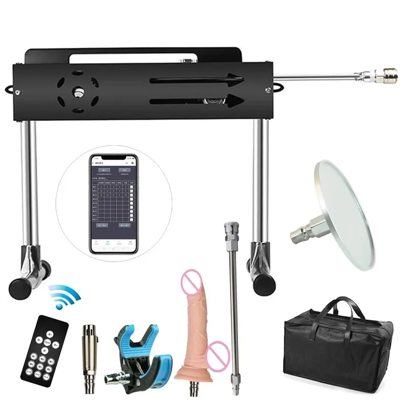 Νέα εφαρμογή Sex Machine & Wired & Wireless Control Turbo Gear Powerful Machine Love with Dildo for Adults Masturbation