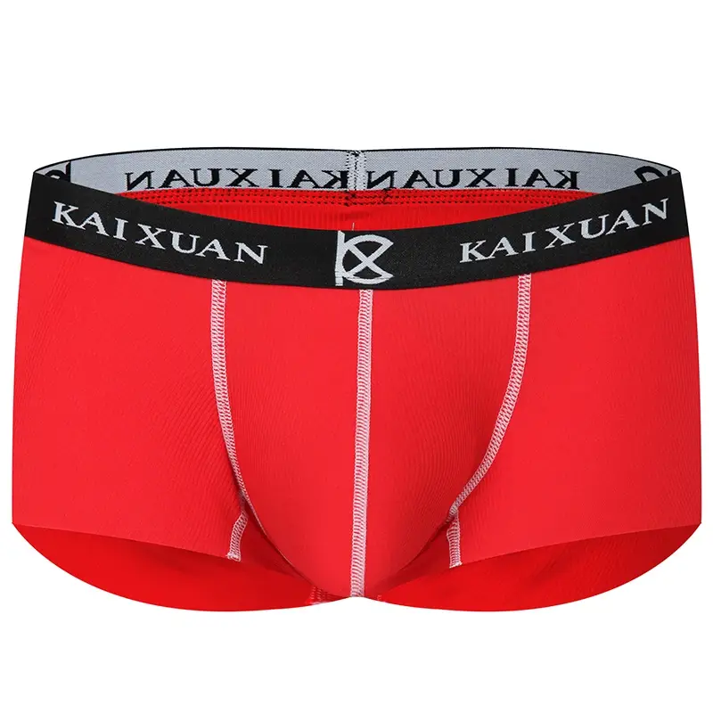 Fashion Men's Underwear Ultra-thin Breathable Boxers Shorts Low-rise Panties — image 6
