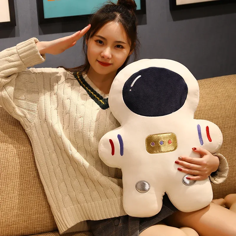 Creative Stuffed Pillow Space Astronaut Plush Toys Funny Simulation Mars Aviation Cushion for Children Boys Birthday Gift — image 3