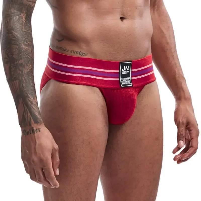 JOCKMAILcuecas De Algodao Masculina Super Wide Waist, Tide High Fork Briefs, High Elasticity Fitness Breathable Men Underground