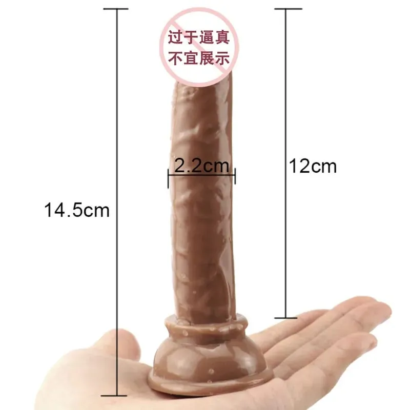 Erotic Soft Jelly Dildo Anal Butt Plug Realistic Penis Strong Suction Cup Dick Toy for Adult G-spot Orgasm Sex Toys for Woman