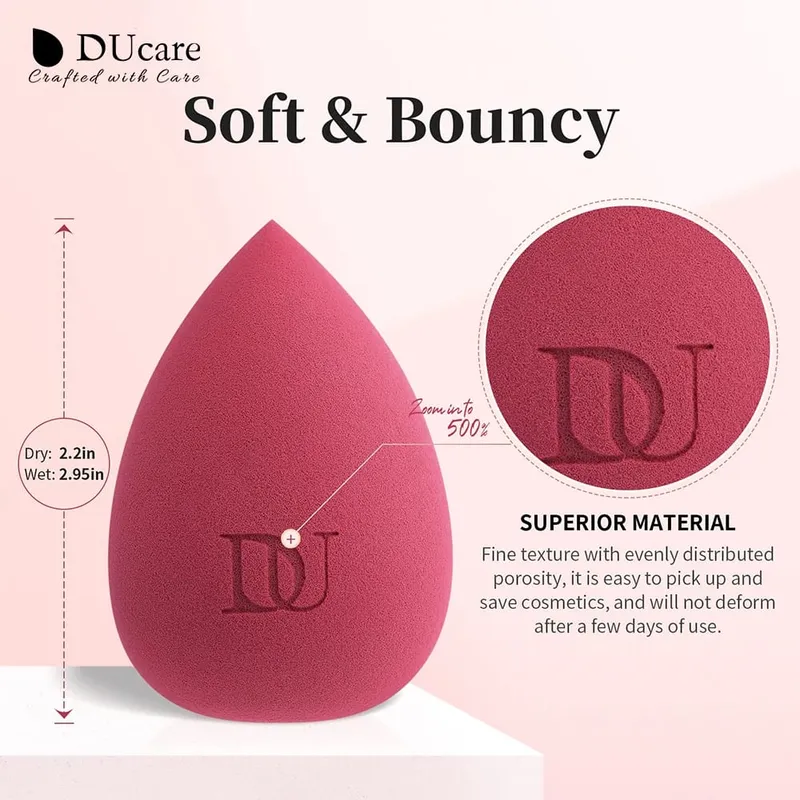 Σφουγγάρι Μακιγιάζ DUcare Water Drop Professional Cosmetic Puff For Foundation Concealer BB cream Blending Egg Sponge Tools Makeup