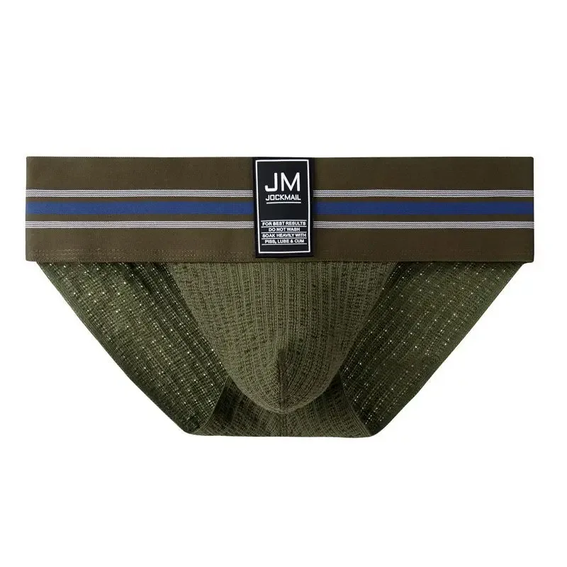 JOCKMAILcuecas De Algodao Masculina Super Wide Waist, Tide High Fork Briefs, High Elasticity Fitness Breathable Men Underground
