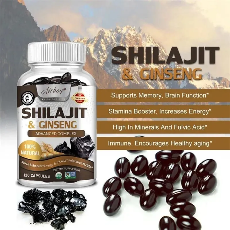 Shilajit - Energy Boost Enhanced Performance Promote Heart and Blood Circulation Health — image 6