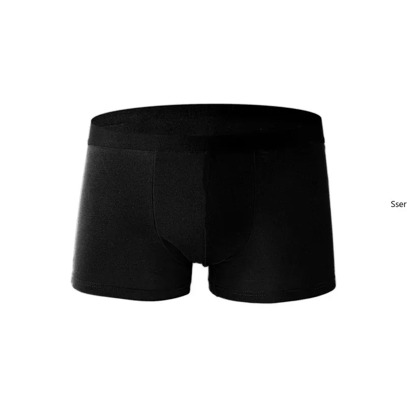 10PCS Men's Underwear Black Color Men Underpant High Stretch Boxer Shorts Sexy Men Panties Plus Size L-4XL Breathable Men Boxer — image 2