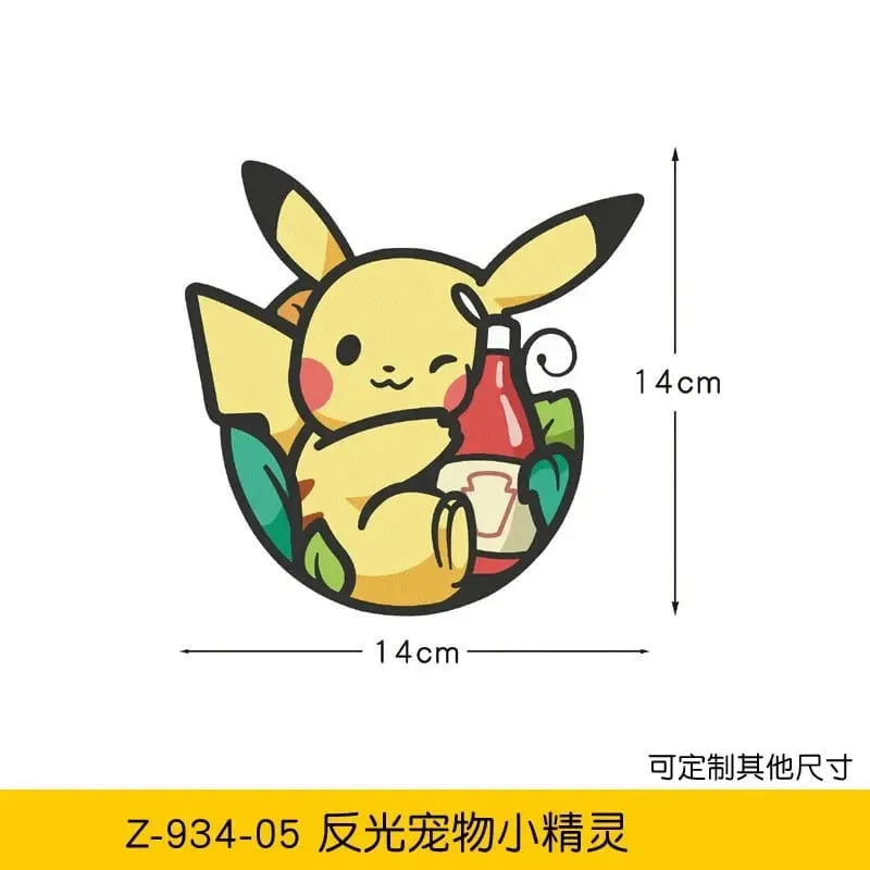 20 Phong Cách Pokemon Xe Ô Tô Anime Hình Pikachu Gengar Eevee Charmander Hoạt Hình Dễ Thương Búp Bê Sáng Tạo Miếng Dán Quà Tặng Sinh Nhật