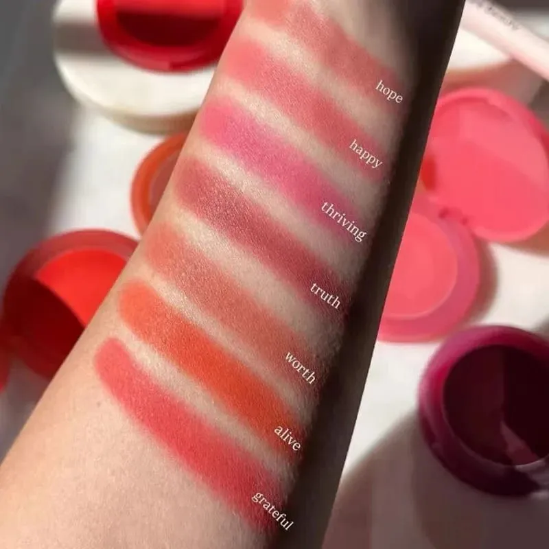 Rare Beauty Positive Light Lqiuid Luminizer Long Lasting Oil Control Αδιάβροχο μακιγιάζ Μαλακό τσίμπημα ματ ρουζ με ζωντάνια καλλυντικά — image 7