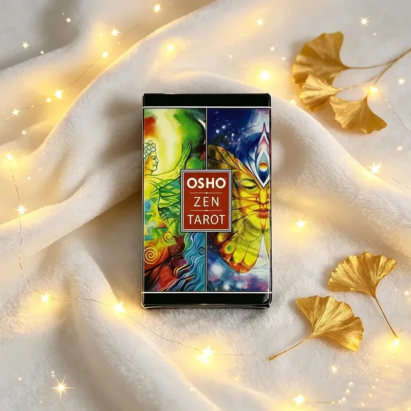 Osho Zen Tarot Cards 79Pcs English Version Divination Board Game Cards Game – Mindfulness & Meditation Deck for Spiritual Growth