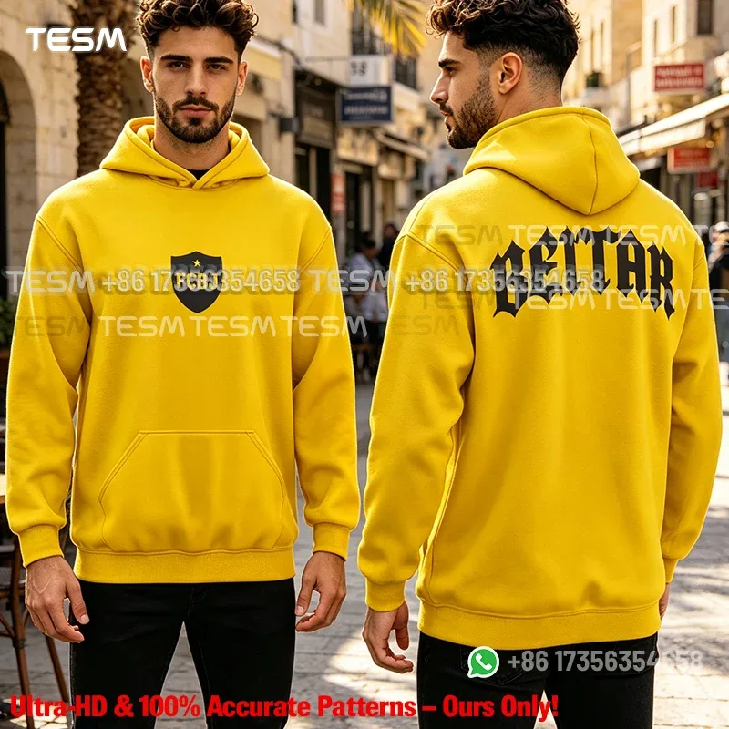 الرجال Beitar القوطية الخط طباعة هوديي المتضخم الشارع الهيب هوب البلوز البلوز عادية كم طويل قمصان سويت شيرت بقلنسوة الرجال النساء — image 2