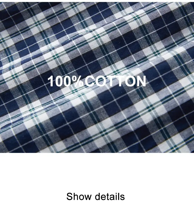 3/5/10Pcs/lot Boxer Men Underwear Cotton Man Short Breathable Plaid Flexible Shorts Boxer Male Underpants Plus Size BoxerShorts — image 1