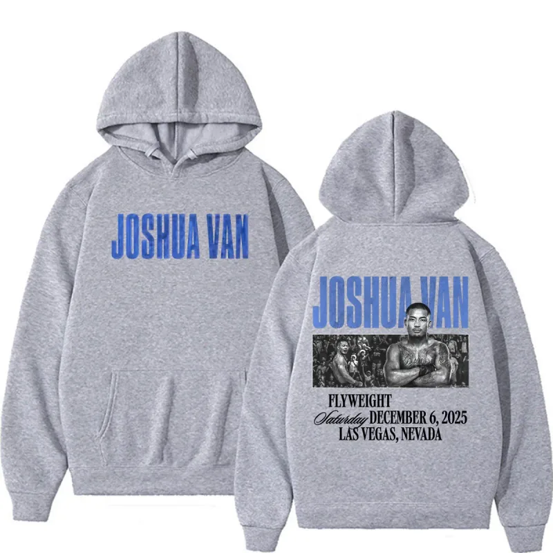 Joshua Van The Fearless Fan Geschenke Hoodies Herrenbekleidung Gewalt Ästhetisches Sweatshirt Lässiger Bodywarmer Fleece Hoodie Pullover