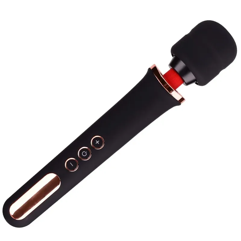 10 Speeds Powerful Handheld Cordless Magic Wand Vibrator for Women Big Vibrator Massager for G Spot Clitoris Stimulator Sex Toy