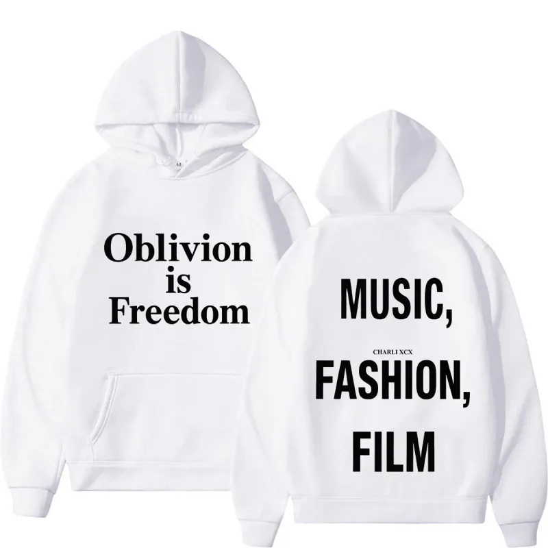 XCX Album Musik Mode Film Tour 2026 Print Hoodie Männer Frauen Mode Pullover Lässige Hip-Hop Sweatshirt Fan Geschenke