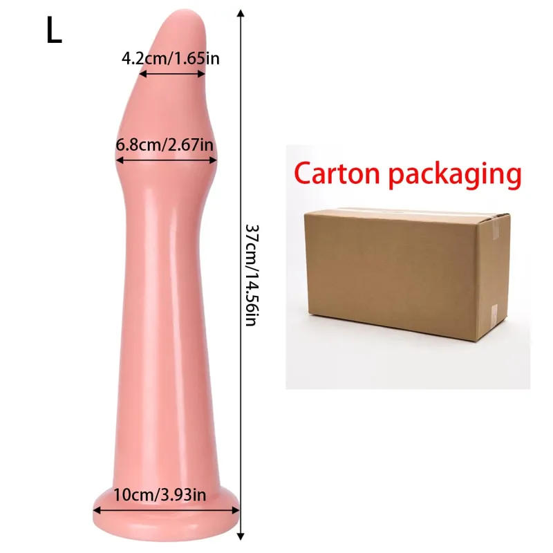 4 Μεγεθών Long Anal Plug Big Anal Dialator Dildo Huge Long Large XL Πρωκτικό βύσμα Εκπαίδευση Expansion Butt Plug Παιχνίδια σεξ για γυναίκες ομοφυλόφιλοι — image 10