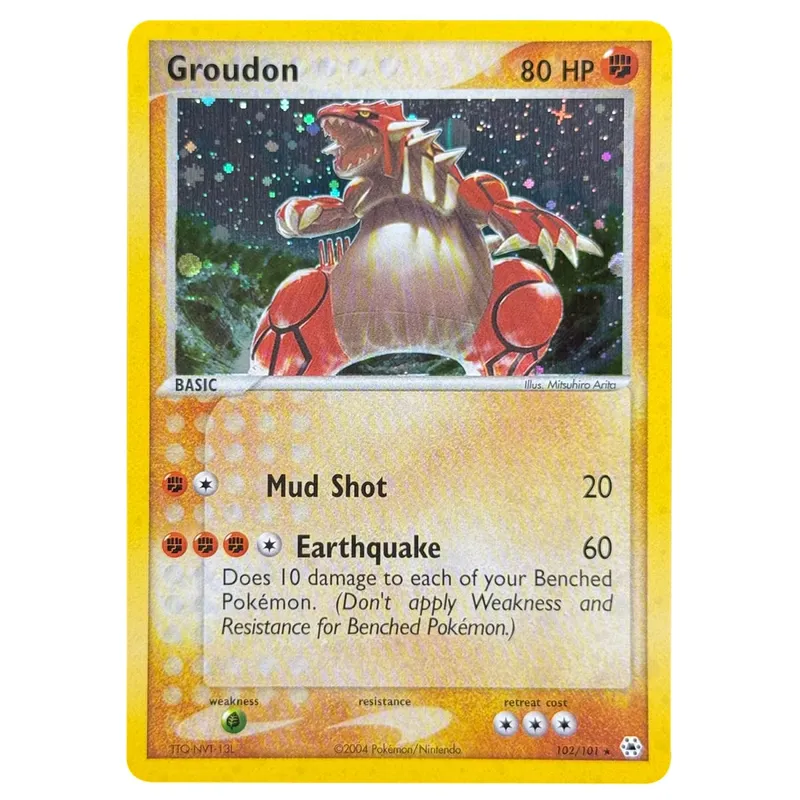 Κάρτες μεσολάβησης Ολογραφικά Emerald Cacturne Rayquaza Hidden Legends Kyogre Crystal Guardians Alakazam Star Flareon Metagross — image 32
