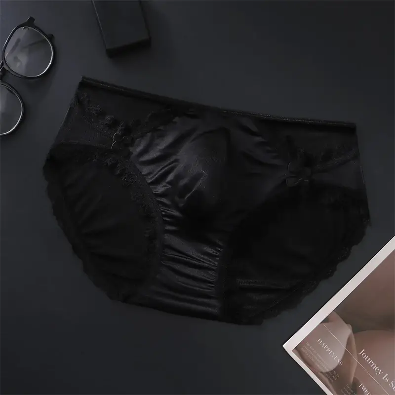 Men's underwear Ice silk tangas japonesa adults 18 plus calzoncillos hombre lace ropa interior hombre 3D convex cuecas masculina