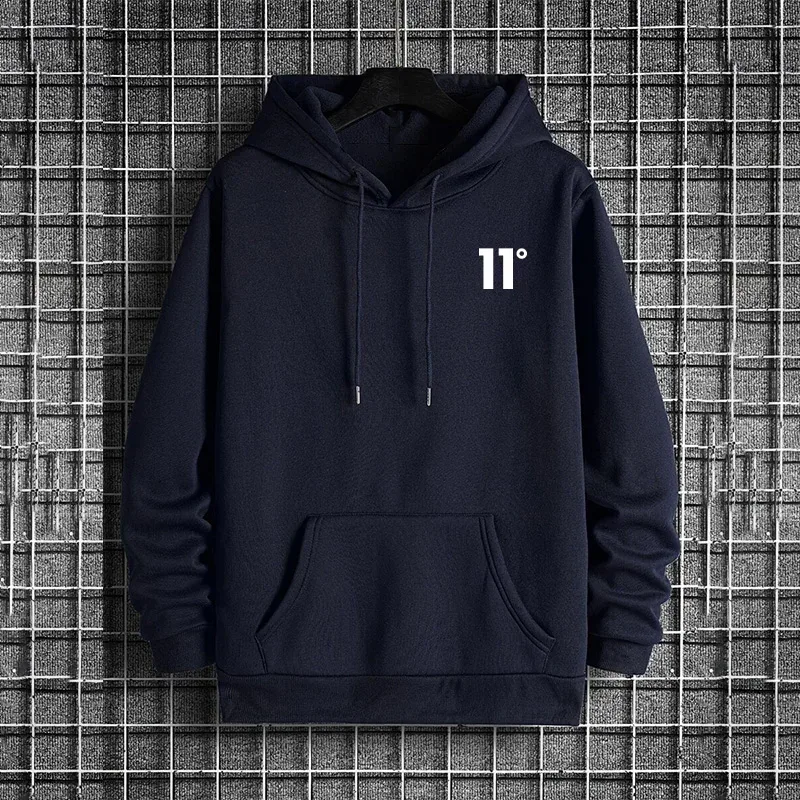 2025 New Arrival Men's Sweatshirt Urban Casual Fashion Hooded Long Sleeve Pullover Autumn Winter Daily Casual Sporty Warm Hoodie — image 15