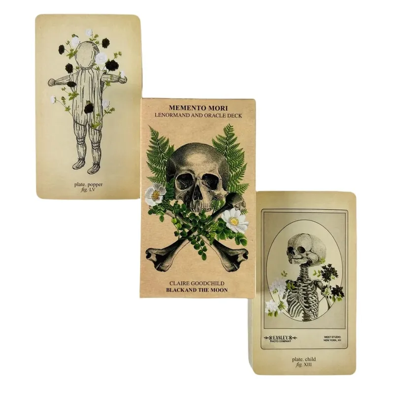 1 τεμ. Memento Mori Lenormand And Oracle Deck Αγγλικά επιτραπέζια παιχνίδια — image 3
