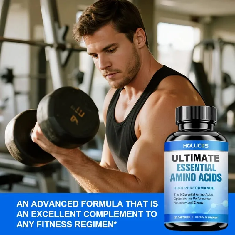 Ultimate Essential Amino Acids Supplement Support Muscle Repair Recovery & Boost Energy for Gym & Fitness Enthusiasts