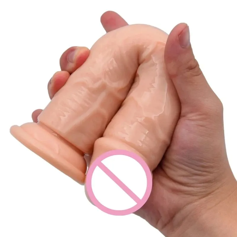 KWD Erotic Soft Jelly Dildo Anal Butt Plug Realistic Strong Suction Cup Adult Toys G-spot Orgasm Big Penis Sex Toys For Woman