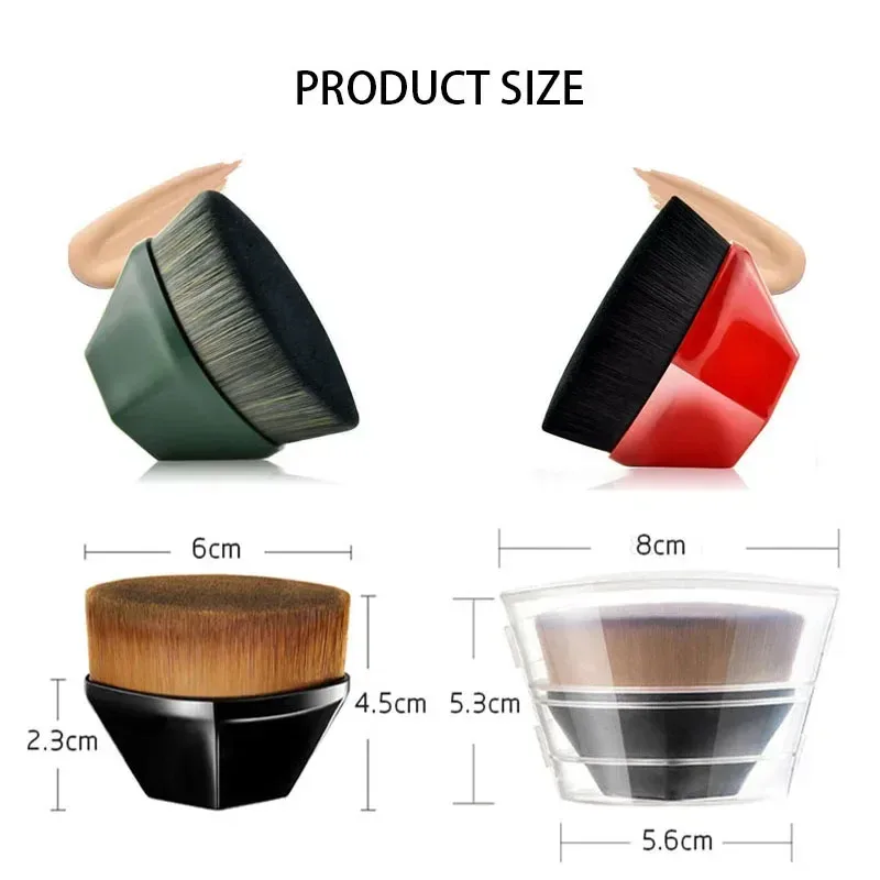 1 τεμ. New Arrival Foundation Brush BB Cream Πινέλα μακιγιάζ Loose Powder Brush Flat Kit Pincel Maquiagem πινέλα μακιγιάζ