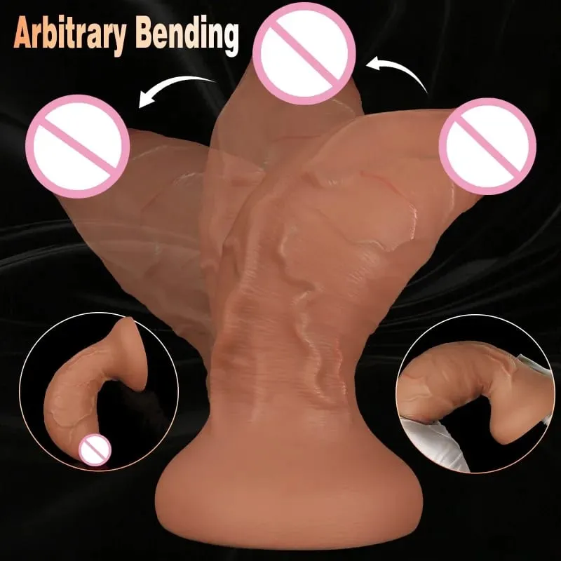 Super Large Anal Dildos Thick Realistic Penis Silicone Big Dick Butt Plug Masturbatior with Suction Cup Sex Toys for Women Men — image 2