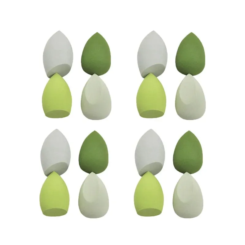 4/8/16 τμχ Σετ καλλυντικών σφολιάτας Beauty Egg Wet and Dry Dual-use Egg Makeup Foundation Sponge Air Cushion Puff Soft Makeup Tools