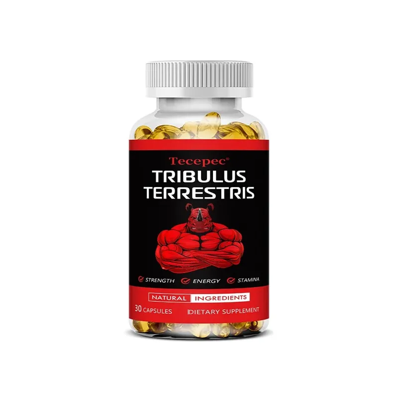 Tribulus Terrestris Extract Capsules - with Maca Ashwagandha - Energy Endurance & Natural Energy Non-GMO