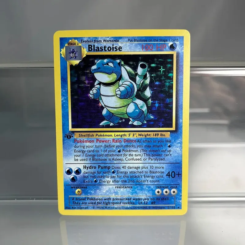 Foil PKM Single Cards Pikachu Charizard EX Bubble Mew Game Rare Collection Κάρτες PTCG Rainbow Proxy