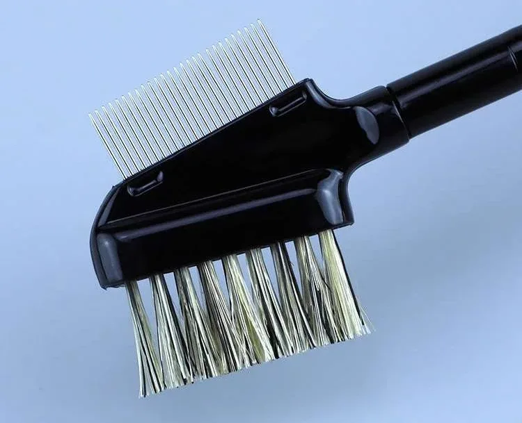 1pc Eye Brow Makeup Brush stainless steel Eyelash Comb Make Up Brushes Lashes 2 sides Grooming Beauty Cosmetic Tools multiple — image 5
