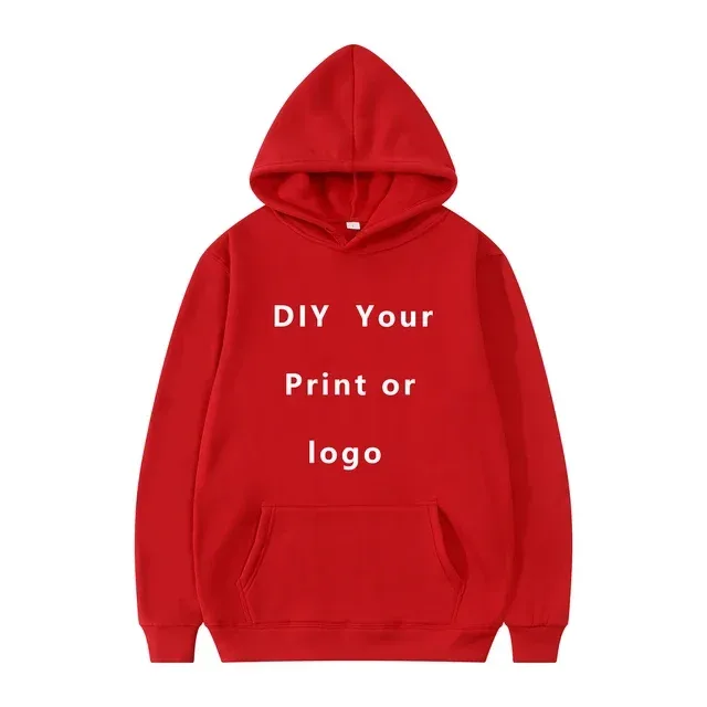 2024 homme femme décontracté personnalisé imprimé texte sweat à capuche bricolage Logo personnalisé personnalisé sweat à capuche personnalisé texte Logo sweat