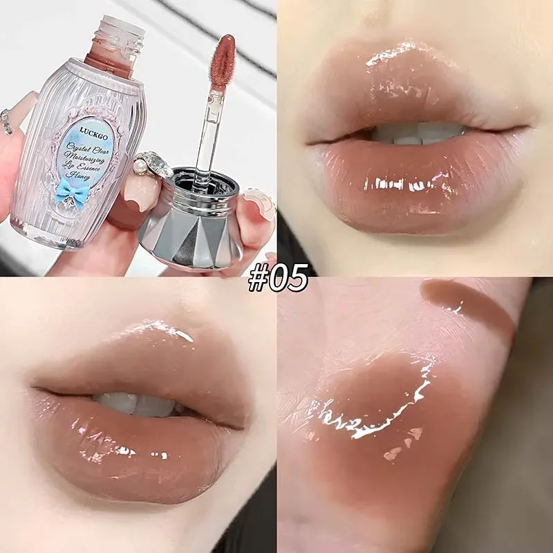 Σχήμα βάζου Water Light Lip Glaze Mirror Lipstick Lip Gloss Ενυδατικό Ενυδατικό Χρωματισμό Φθινοπωρινό χειμωνιάτικο κραγιόν μεγάλης διάρκειας