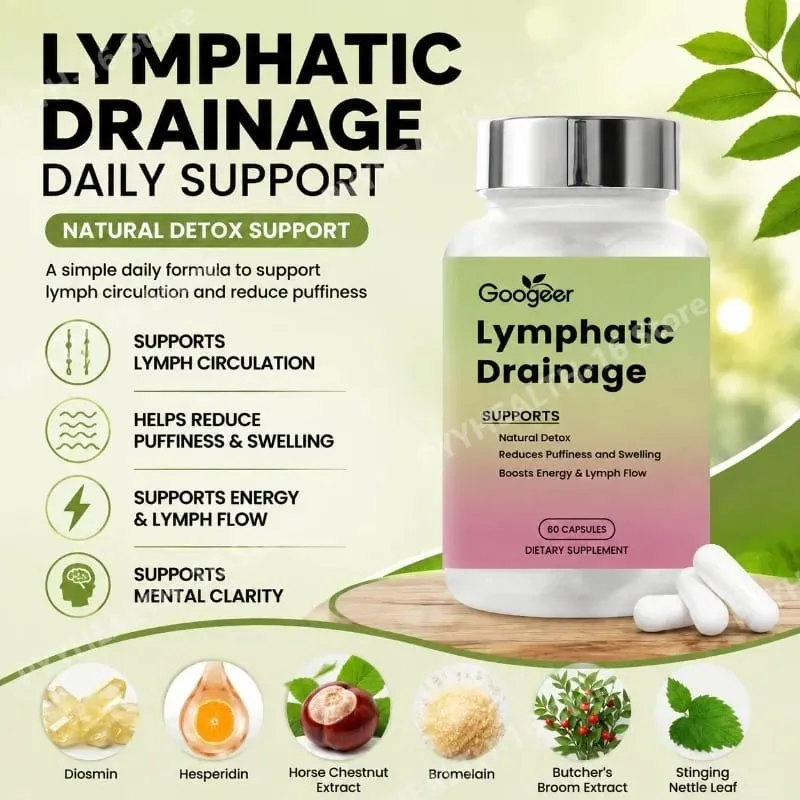 Googeer Nyiroktámogatás Kapszula Diosmin Hesperidin Vadgesztenye Bromelain Hentesseprűvel Daily Wellness 60 kapszula — image 5