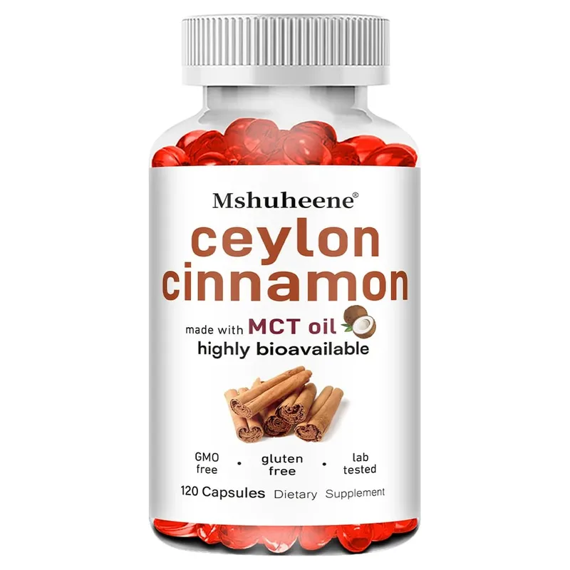 Organic Ceylon Cinnamon Capsules 600mg High Potency Supports Antioxidant Immune Energy Heart Joint Bone & Digestive Health
