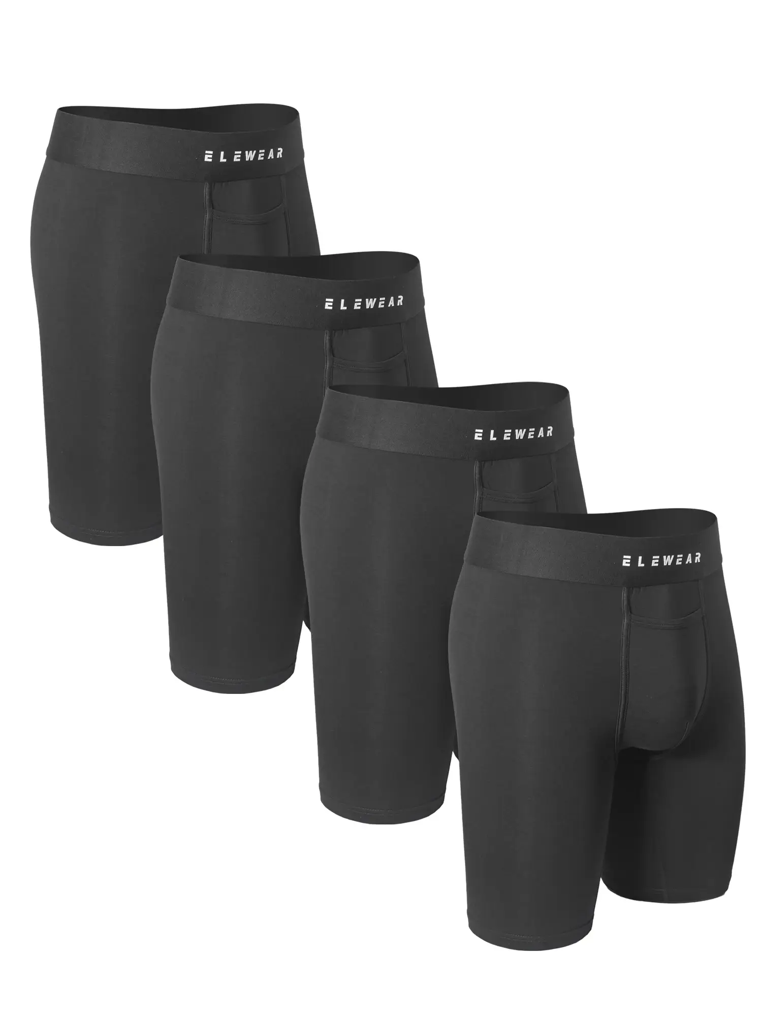 4pcs Men Modal Underwear With Opening Up Breathable Mens Boxershorts Men's Panties Underpants Boxers Brief — image 5