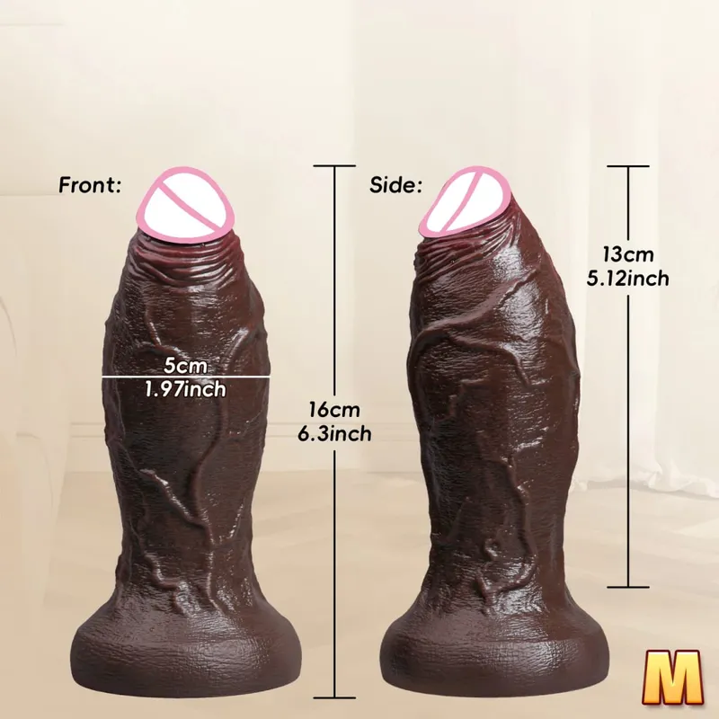 XXL Spuer Μεγαλύτερο Ρεαλιστικό Dildos Χοντρό πέος Παχύ πέους Dildo Παχύ Παιχνίδι Αυνανισμού 18+