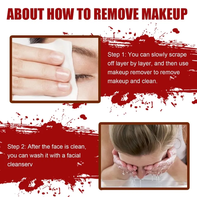 Halloween Face Painting Set Τσάντα μακιγιάζ Ειδικά εφέ Halloween Horror Cosplay Skin Wax Plasma Scar Painting Εργαλεία μακιγιάζ — image 5