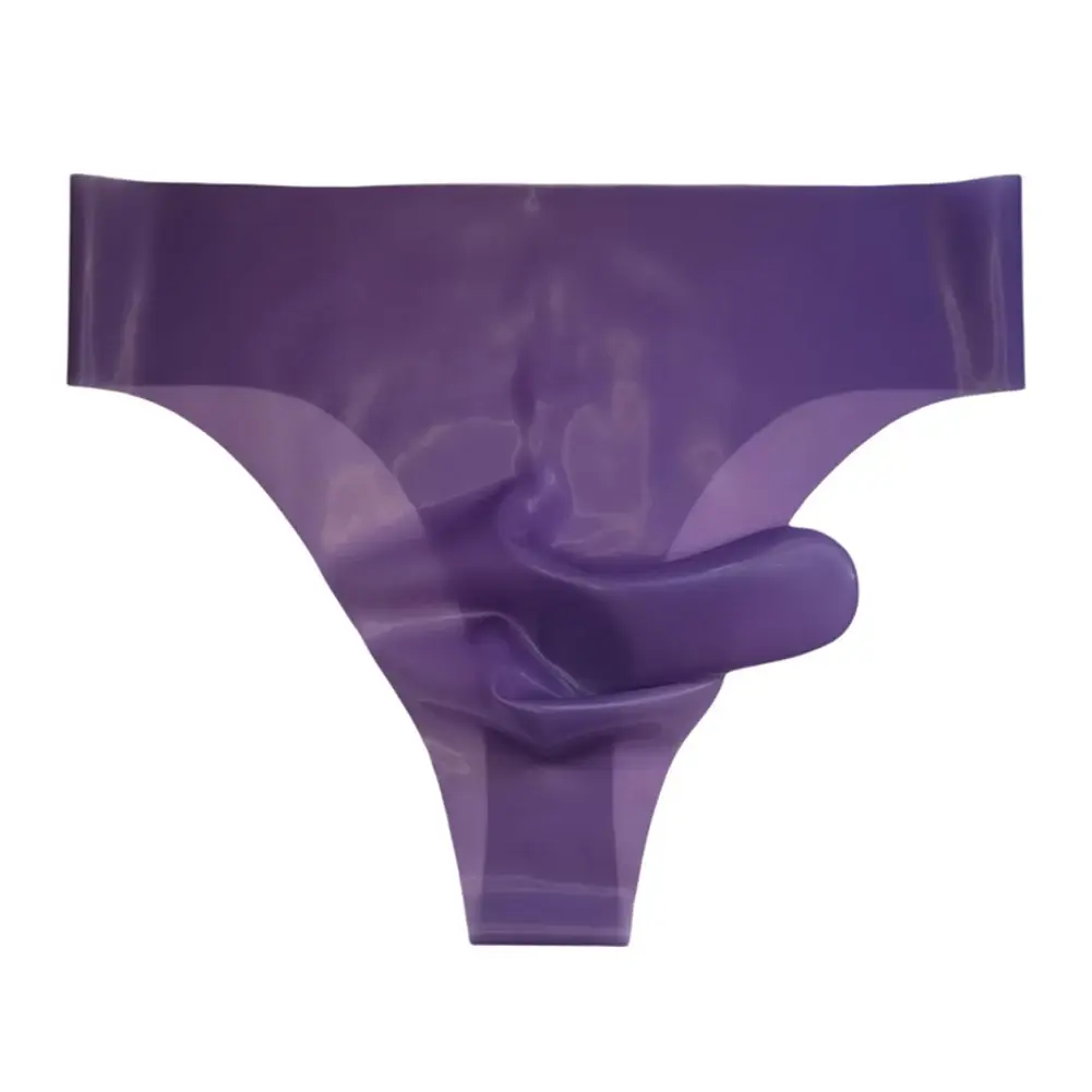 Sexy Nightwear Mens Latex Underwear Comfortable Latex Safety Panties Men\'s Thongs Brand New Condition Classic Brief Style — image 6