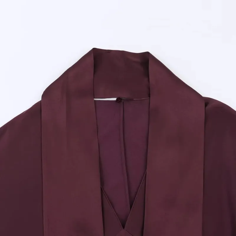 2026-os új sál, tömör, elegáns maxi ruhák női tavaszi V nyakú, hosszú ujjú klubbuli hosszú ruha, női elegáns, karcsúsított ruhák — image 4