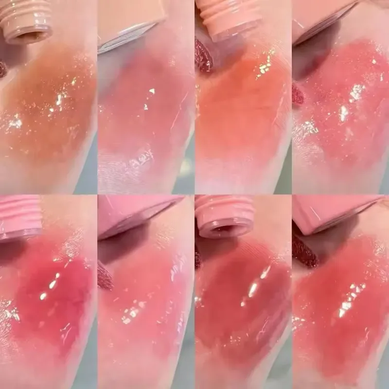 Pinkyfocus Rúzs Fényes Mirror ajakfény Hidratáló Hidratáló Juicy Nude ajakfesték Hosszantartó napi natúr smink rúzs