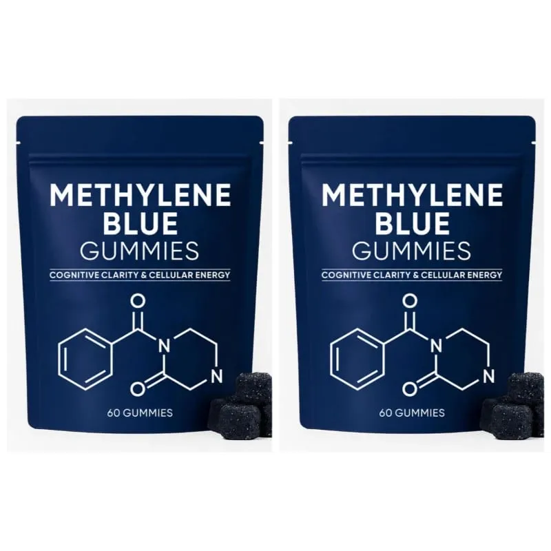 Methylene Blue Compound Gummies 5mg 30/60 Ct Blueberry Flavor for Sustained Energy Mental Clarity & Mood Cellular Support — image 9