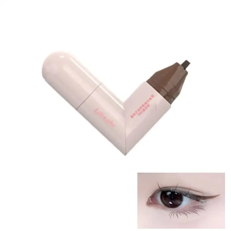 DIY Rotate Eyeliner Stamp Integrated Black Brown Dual-Tip Eyeliner Wing Stencil Waterproof Smudge-Proof Long Lasting Liquid Pen — image 8