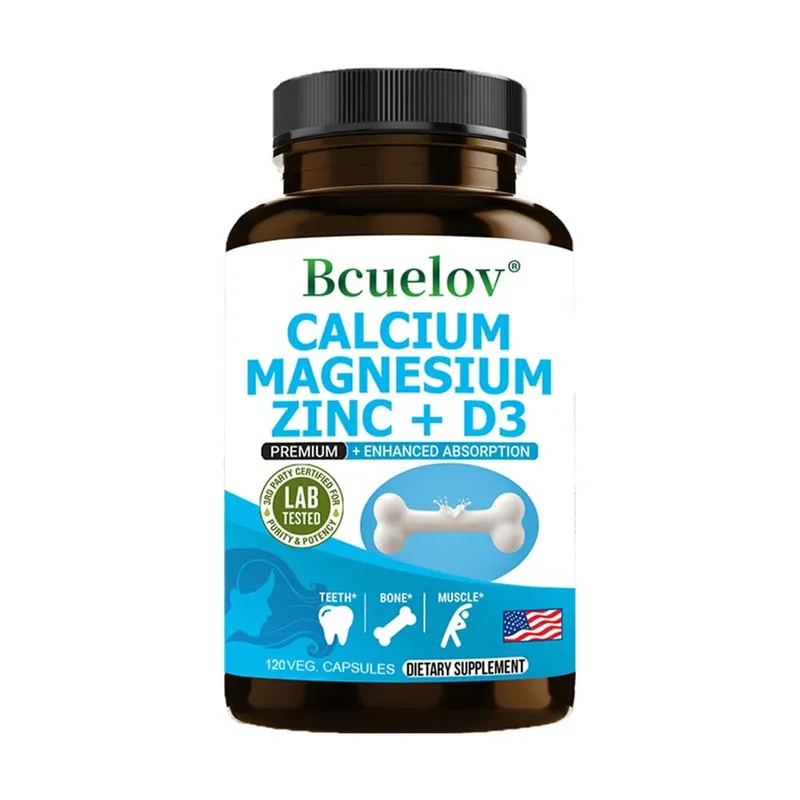 Bcuelov kalcium magnézium cink D3-vitamin kiegészítő - csontok fogak izmok idegek anyagcseréje fehérje szintézis immunrendszer