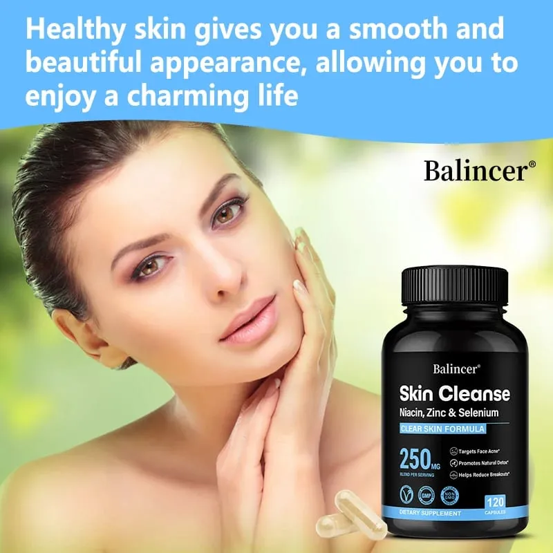 Zinc + Selenium - Supports Immune System and Metabolism Promotes Skin and Joint Health Cleanses The Intestines