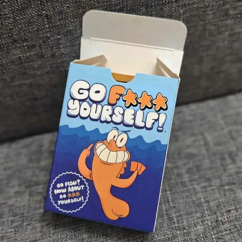 Go Fish Card Game Yourself Fun Gag Δώρο Ξεκαρδιστικά επιτραπέζια παιχνίδια με A Twist Night Οικογενειακό παιχνίδι πάρτι αλληλεπίδρασης για 2+ παίκτες — image 4