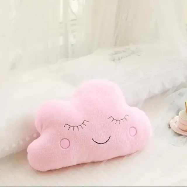Hot Stuffed Cloud Moon Star Raindrop plüsspárna puha párna játékok gyerekeknek baba gyerekek lány karácsonyi ajándék szoba autó dekoráció