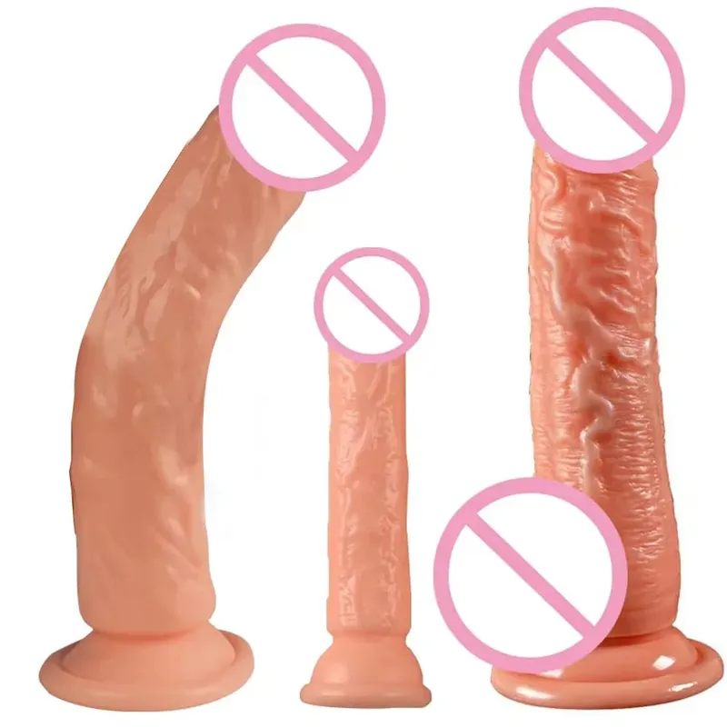 Flesh Color Dildo Multiple Styles Suction Cup Dildo Big Dick Female Masturbator Clitoral Stimulator Lesbian Sex Toys For Women