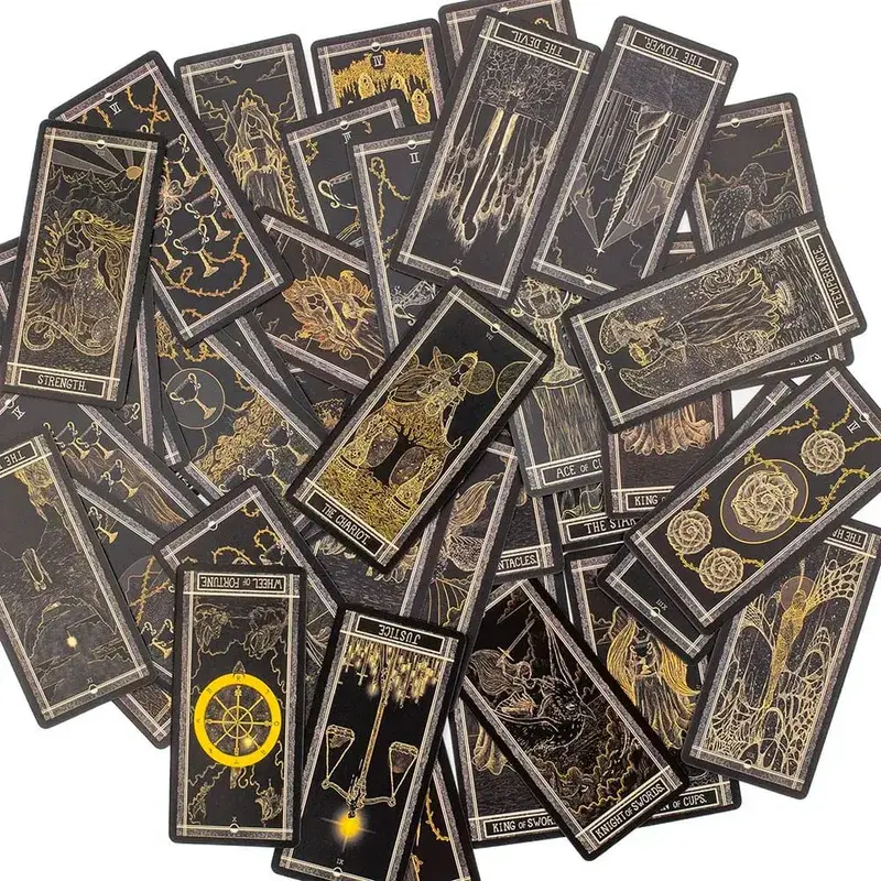 The Kinner Tarot Deck 87Pcs Divination Fate Tarot Oracle Cards Party Entertainment Επιτραπέζιες κάρτες παιχνιδιών 11,3*5,5cm — image 6