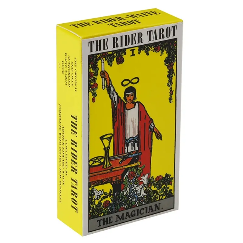 Hot Sell Rider Waite Tarot Card Divination Personal Use Tarot Deck Full English Spanish Version Oracles Deck for Girl Board Game