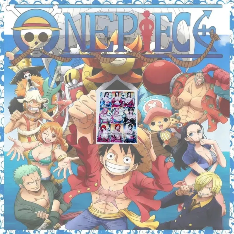 Anime One Piece Diy Color Flash Cards Hancock Perona Nami Robin Yamato Collection Cards Christmas Birthday Gifts Children's Toys